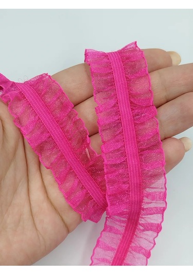 Matta Svej Çift Taraflı 2,5 Cm Büzgülü Dikiş Lastiği 254428929