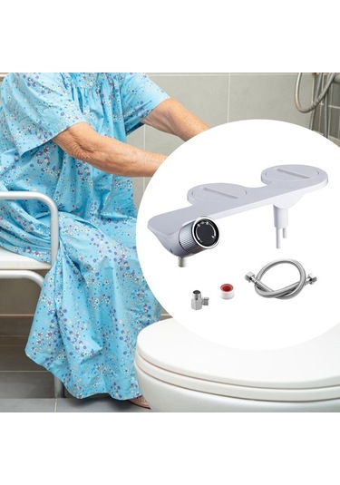 Tongxida Suntek Bide Klozet Aparatı, Beyaz, Yıkama Basıncı Ayarlanabilir Beyaz