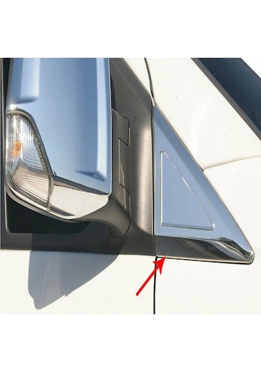 Mercedes Sprinter W907 Uyumlu 2018 Ve Üzeri Krom Kelebek Cam Nikelajı 2 Parça Paslanmaz Çelik