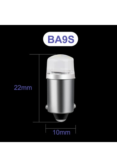 2pcs Ba9s T4w Led Ampulü T2w T3w H5w Araba Ampulü 2 Led 2835 Smd 12913 12910 Crystal Blue 1 Piece Set