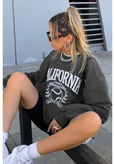 Madmext Mad Girls Füme Sweatshirt Mg1112