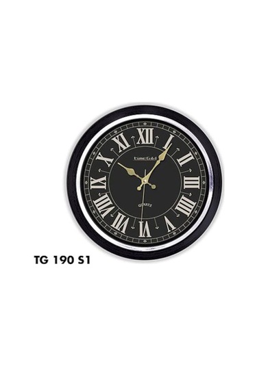 Time Gold Eskitme Duvar Saati 46 Cm Altın