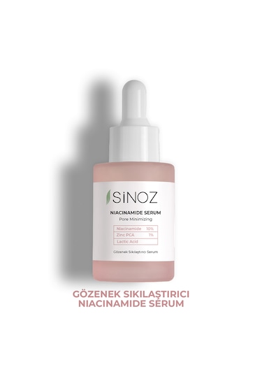 Sinoz Gözenek Sıkılaştırıcı Sebum Dengeleyici Sivilce Karşıtı Serum Niacinamide 10% + Zinc Pca 1% 30 ML