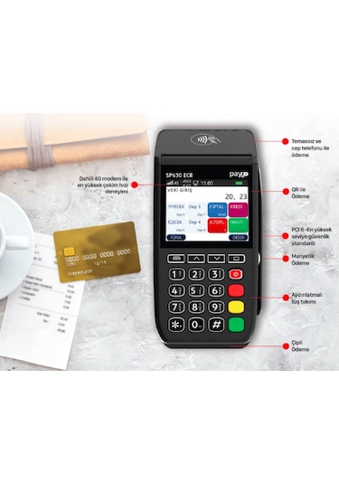 Paygo SP-630 4G PRO Temassız Özelikli Yazar Kasa Pos