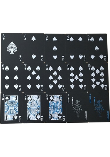Reedark Su Geçirmez Pvc Poker Kartları - Sihir, Parti Ve Seyahat İçin Dayanıklı Oyun Kartları Mavi