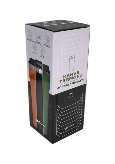 Rox Camping 0191 Kahve Termosu 0.48 Lt - Yeşil Yeşil