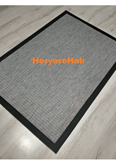 Foneks Halı Loris Yeni Nesil Yumuşak Sisal Halı L106sıyah-120x180