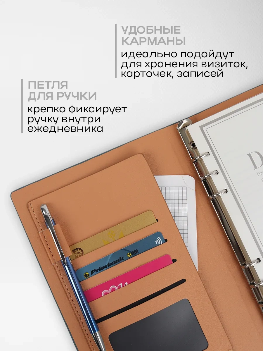 Darvish Tm Manyetik Kapamalı, Halkalı, Tarih İle Belirtilmemiş Ajanda 342480385 Gri