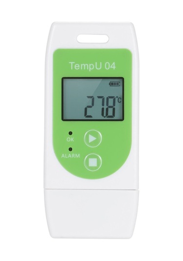 Jeehugo Usb Sıcaklık Kaydedici - Gıda Ve İlaç Taşıma/depolama İzleme Cihazı, Otomatik Pdf/csv Raporu, 32.000 Okuma Kapasitesi, Düğme Pil Cr2032