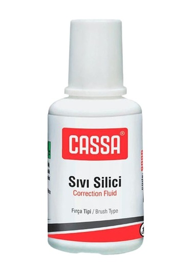 Sıvı Silici Daksil Ve Kalem Daksil 4 Adet Cassa Fırçalı Sıvı Düzeltici Daksil Yazı Düzeltici Okul Ofis Büro Fırça Uçlu