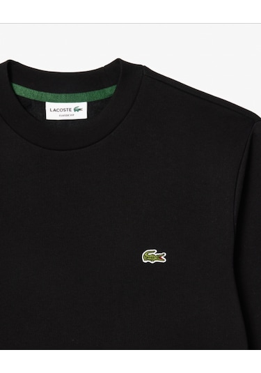 Lacoste Basic Regular Fit Sweatshirt Siyah