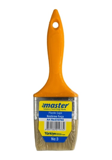 Master 510704 Plastik Saplı Kestirme Fırça No:3