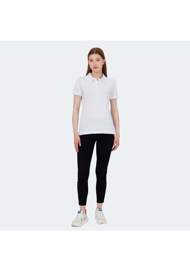 Slazenger VERA I Kadın Polo Yaka Beyaz Tişört