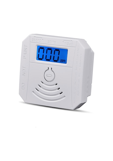 Yunboo Kombine Co Ve Duman Algılayıcı - Akıllı Elektrokimyasal Sensör, Led Ekran, 75db Sesli Ve Işık Alarmı, Pil Beslemeli, Kolay Kurulum