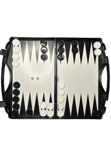 3 Oyun 1 Arada Satranç, Tavla Ve Dama Kutu Oyunu