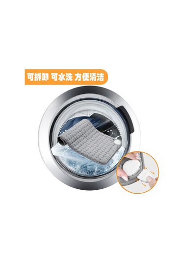 Teltree Evde Kullanım İçin Rahatlık Sağlayan Isıtmalı Terapi Yastığı - 60x30cm Gri