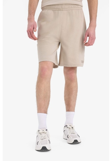 Defacto Beli Bağcıklı Dar Paça Şort E5843ax25smbg170 Bej