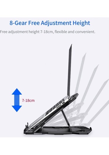 Joyhub Taşınabilir Dizüstü Bilgisayar Yükseltici Standı 8 Seviyeli Yükseklik Ayarlamalı 10 - 15.6 Inç Beyaz Yok Havalandırma