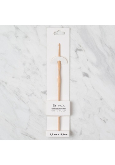 La Mia Whitewood 2.5 Mm 15.5 Cm Ahşap Yün Tığ