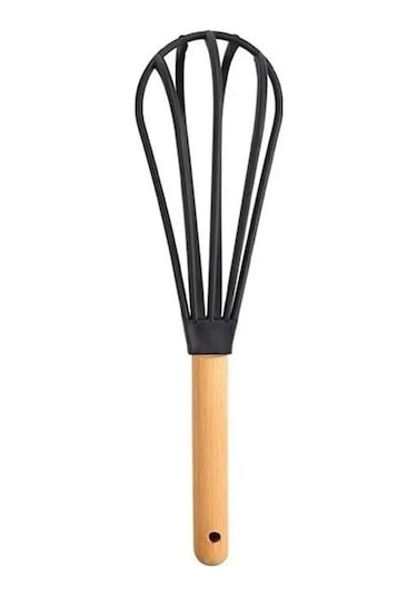 Ahşap Saplı Servis Çırpıcı Royaleks-80813 Çok Renkli