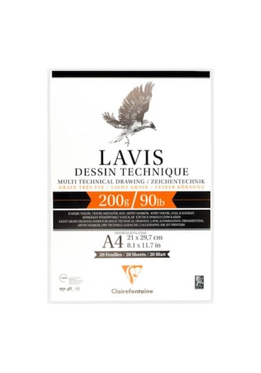 Lavıs Dessın Technique A4 200 G Çizim Defteri 3417