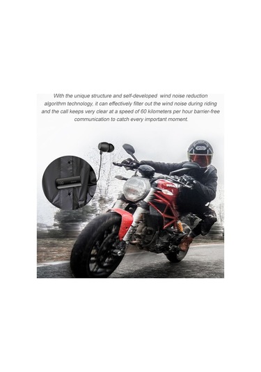 Fineblue F901 Sürüş Ve Binicilik İçin Su Geçirmez Yaka Kulaklığı Siyah