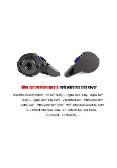 Sointeresting Digital Slim V8 Slim V12 V15 Detect Slim Elektrikli Süpürge Silindir Fırça Çubuğu Uç Kapağı Kapağı İçin Yedek Parçalar Sointeresting Digital Slim V8 Slim V12 V15 Detect Slim Elektrikli Süpürge Silindir Fırça Çubuğu Uç Kapağı Kapağı İçin Yedek Parçalar