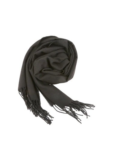 Bigsweety 33x174 Cm Taklit Kaşmir Şal - Erkek Ve Kadın İçin Kışlık Kalın Püsküllü Eşarp46 Cm Kahverengi