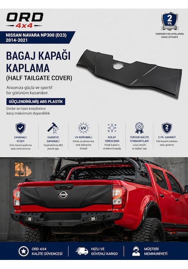 Nissan Navara Np300 D23 Bagaj Kapağı Kaplama 2014-2021