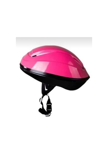 Çocuk Kask Dizlik Dirseklik Koruyucu Seti Pembe