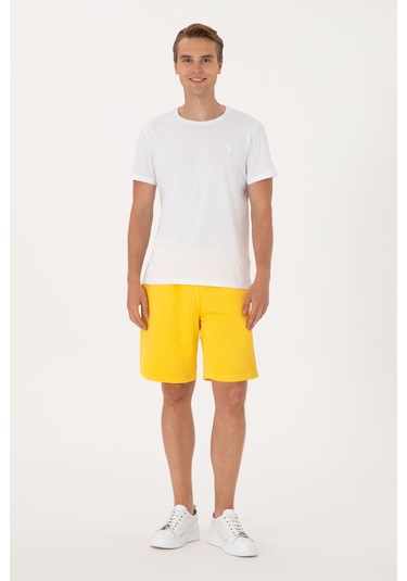 U.s. Polo Assn. Erkek Koyu Sarı Şort Örme 50298037-vr094 Koyu Sarı