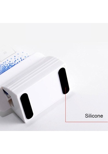 Kırmızı Çok İşlevli Diş Macunu Sıkacağı Haddeleme Tüp Sıkacağı Kolay Taşınabilir Kaymaz Diş Macunu Dispenseri Banyo Aksesuarları Setleri Kırmızı