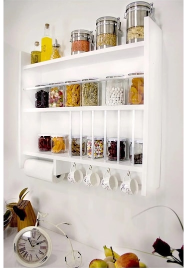 Ahşap Çok Amaçlı Terek Rafı