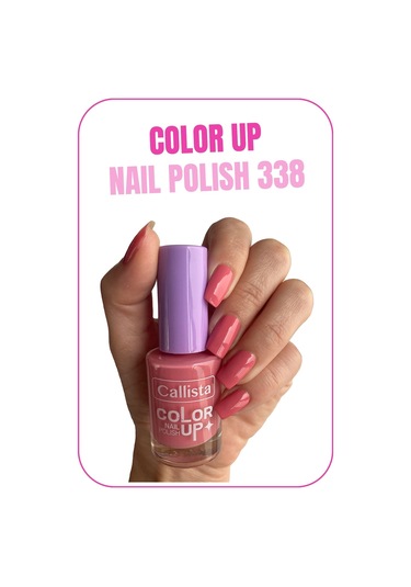 Callista Color Up Nail Polish Oje 338 Sugarcoat - Pembe