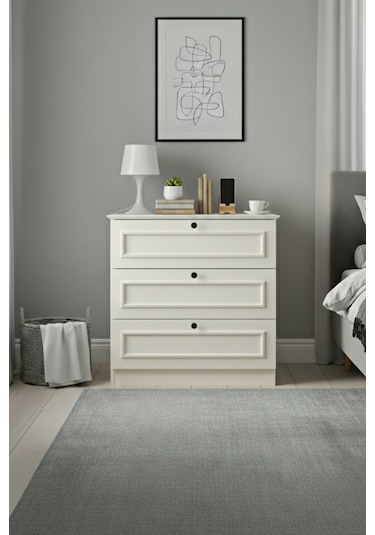 Mira 3 Çekmeceli Şifonyer Bej