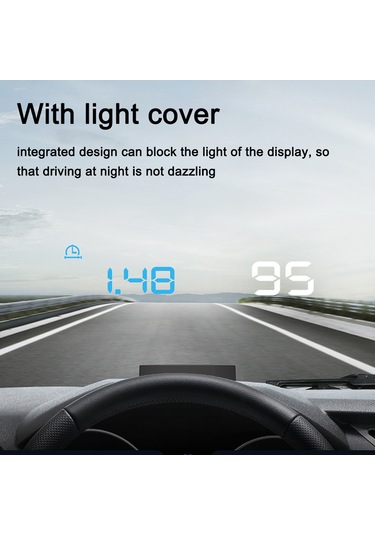 Reedark Araç Hud Göstergesi - Hız, Kilometre Ve Su Sıcaklığı İçin Dijital Ekran