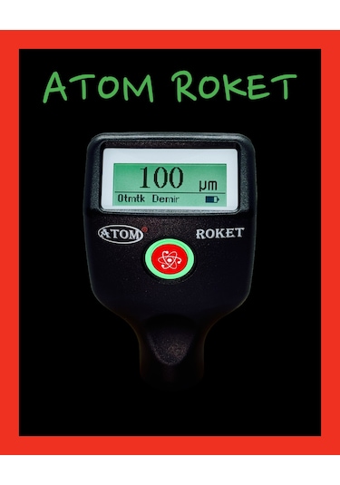 Yeni Atom Roket Araç Boya Test Cihazı Kaporta Boya Kalınlık Ölçer
