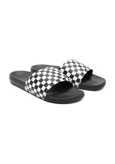 Vans Mte La Costa Slide-on Vn0a5hf527ı1- Checkerboard Truwht/blk Çok Renkli
