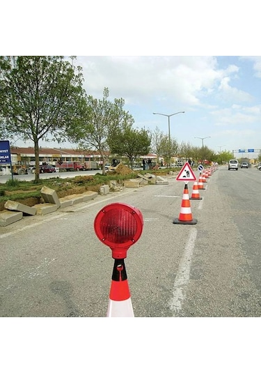 Kendinden Ağırlıklı Duba Eko Trafik Konisi Otopark Trafik Konisi 75 Cm