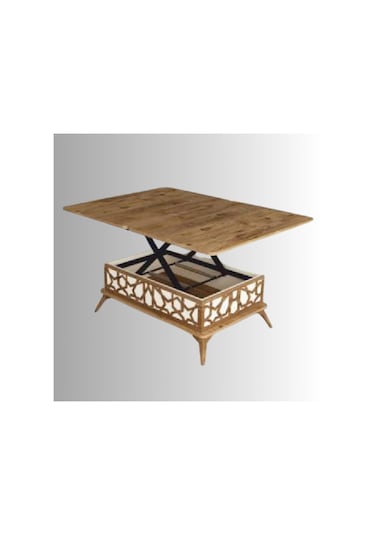 Zeren Akıllı Sehpa - Atlantik Çam - Beyaz Atlantik Çam