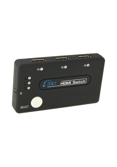 Sones Mini 3x1 Hd 1080p Hdmı V1.3 Seçici Uzaktan Kumandalı Hdtv / Stb / Dvd / Projektör / Dvr İçin