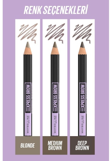 Maybelline New York Express Brow Shaping Pencil Deep Brown
