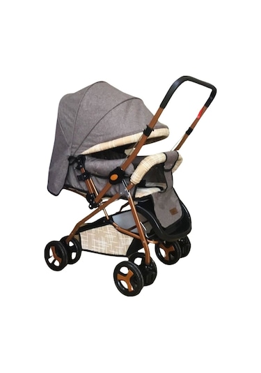 Vavbaby Dual Comfort Line Çift Yönlü Bebek Arabası Bej-gold