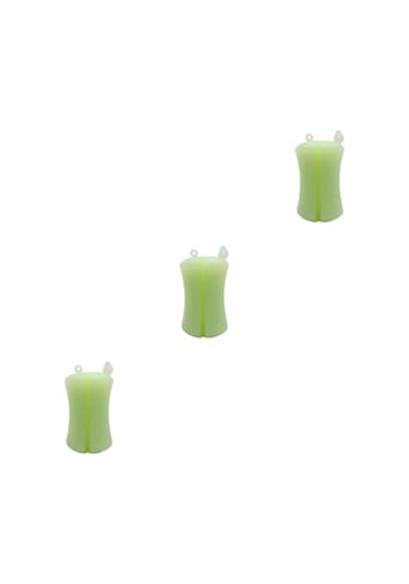 1/2/3/5 Taşınabilir Olta Kamışı Sabit Top Dayanıklı Açık Yeşil 6 X 3,8 Cm 3'lü Set