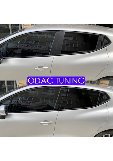Clio 4 Hb Piano Black Parlak Siyah Kapı Direk Set
