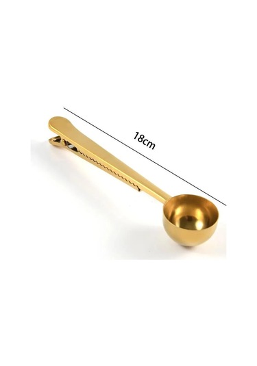 Honmex Altın Renkli Paslanmaz Çelik Kahve Kaşığı Ve Tutucu Seti - Konforlu Kullanim, Estetik Depolama Siyah