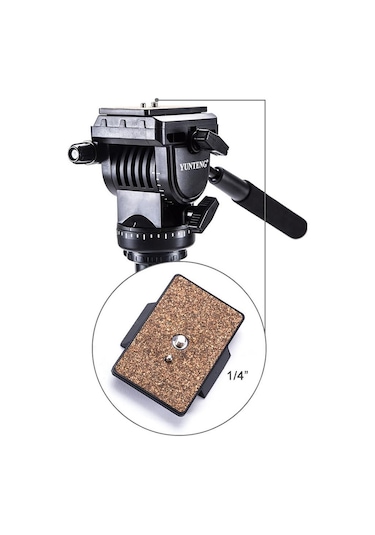 Yunteng Vct-558 Profesyonel Monopod Hidrolik Kafa