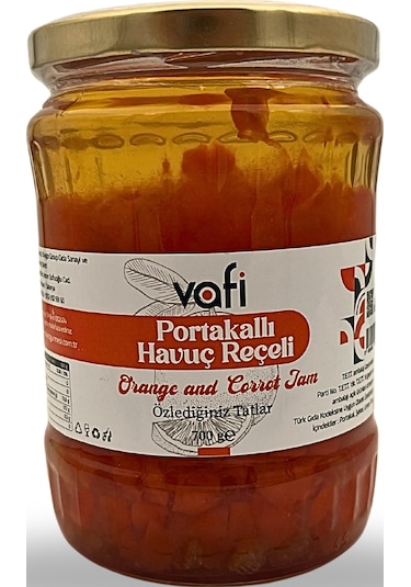 Portakallı Havuç Reçeli 700 Gr-7702