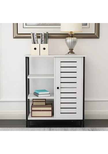 Ağaç Atölyesi – Chiara White Ahşap Dresuar/Dolap/Kitaplık Ceviz