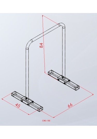 Whiteface XL Pro Paralette CRS-133 Paralel Bar - Dips Bar
